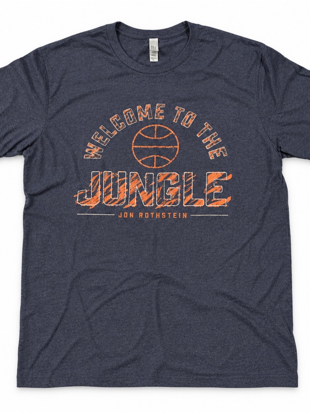 Auburn Tigers Welcome to the Jungle Jon Rothstein Basketball T-Shirt Blue L